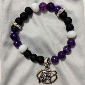 Baltimore Ravens 7" Stretch Bracelet